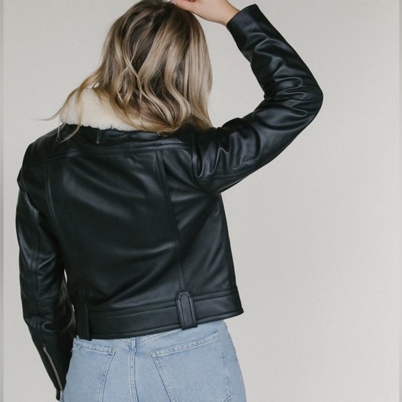 MACKAGE Lennox Lamb Leather Jacket - Picture 3 of 13